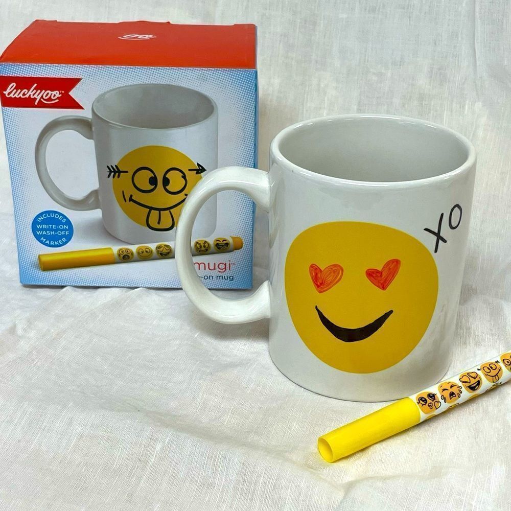 Emoji Mug- draw your own emoji on your mug!